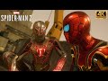 Peter and miles meet the hunters with nano tech and programmable matter  marvels spiderman 2 4k