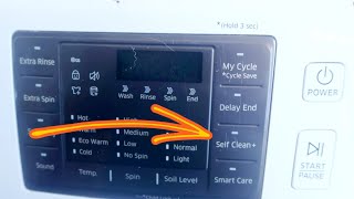 Samsung Washing Machine Self Cleaning Feature - How To Use ( MAKE YOUR WASHER CLEAN ITSELF)