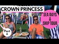 Crown Princess SHIP TOUR &amp; Sea Days - Southern Caribbean Cruise January 5, 2020 (Vlog Part 6)