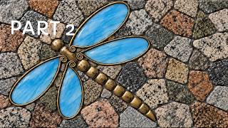 Let’s see how easy it is to cut out the Dragonfly Wing for a perfect fit into its wire frame