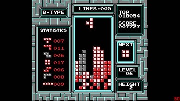 Tetris! (Part 4) - Type B, Levels 6 and 7, Height 2