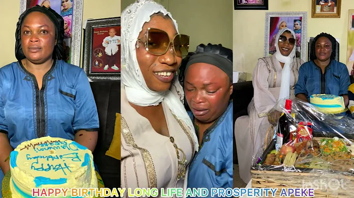 SAHEED OSUPA RICH FANS GOT A BIRTHDAY SURPRISE FROM HER CHILDREN 