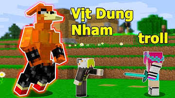 NẾU ONE CÓ ĐỆ TỬ LÀ VỊT LỰC SĨ BẮN RA LỬA TROLL NOOB YETI CỰC VUI TRONG MINECRAFT