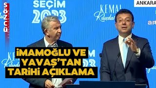 Ekrem İmamoğlu ve Mansur Yavaş Son Dakika Olarak Açıkladı! İşte Kılıçdaroğlu'nun Oy Oranı