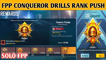FPP CONQUEROR DRILLS DURING RANK PUSH 🔥 SAMSUNG A3,A5,A6,A7,J2,J5,J7,S5,S6,S7,59,A10,A20,A30,A50,A70