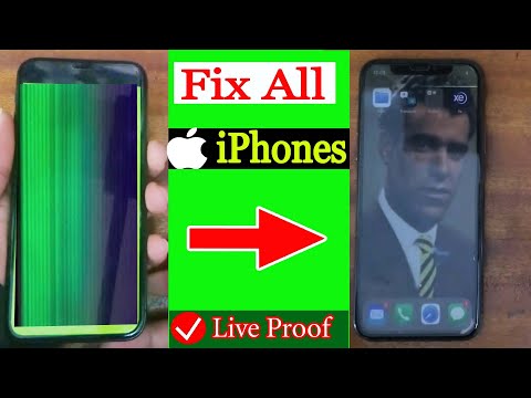 Fix All iPhone Flashing Green Screen  |How to fix iPhone X blinking screen green | iPhone Screen FIX