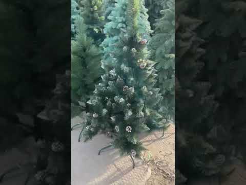 Новорічна ялинка штучна Королева з шишками. Висота 1,5 метри., видео 1