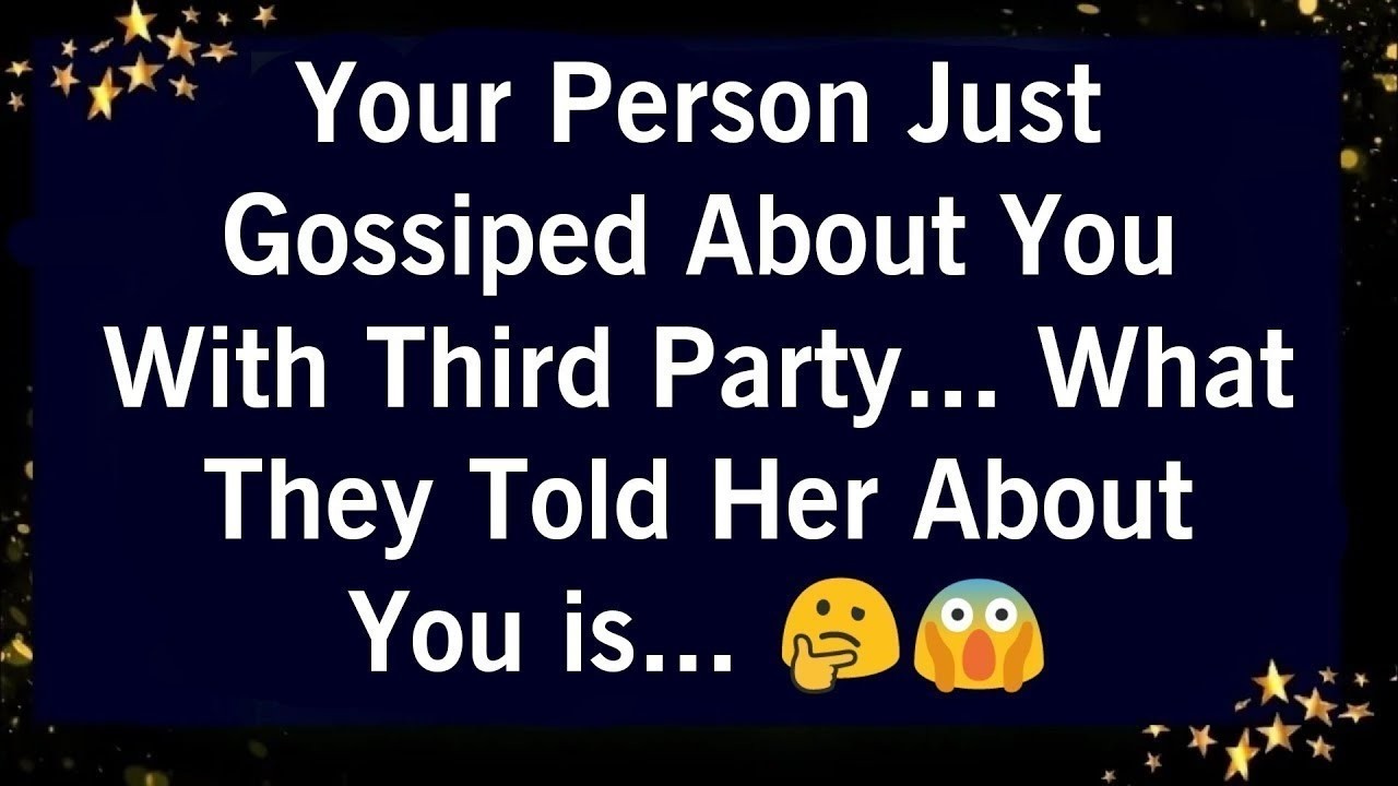 Ваш знакомый только что сплетничал о вас с третьим лицом... Вот что они ей рассказали о вас...🫢😰