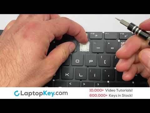 Replace Keyboard Key MSI GS65  Fix Laptop Installation Repair