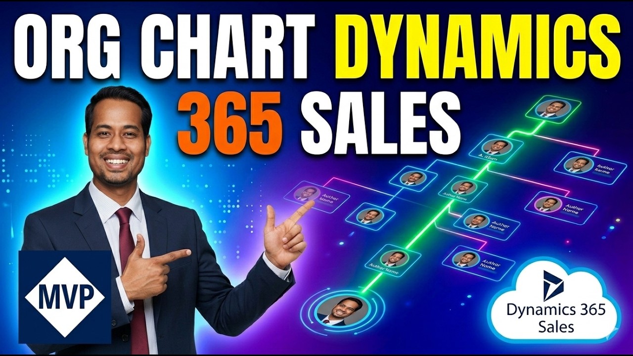 Org. Chart Dynamics 365 Sales - YouTube