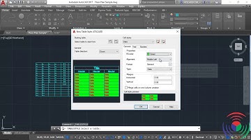 Autodesk AutoCAD: How to use Table Style Command in Autodesk AutoCAD