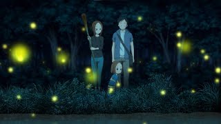 Takagi and Nishikata watch fireflies with their daughter!