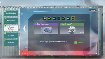Call of Duty Mobile How To Use Trophy System Once in BR Matches Task Complete 💯✅.