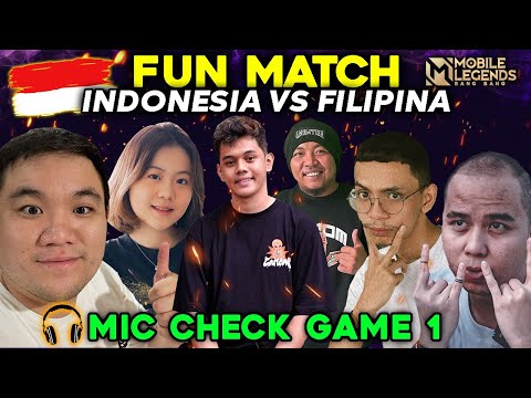 FUNMATCH KOL ID vs KOL PH MATCH 1!! - Mobile Legends Indonesia