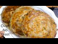 No Yeast ،  No Oven ، Naan Pyazi On Tawa , نان پیازی که با خوردن آن گرسنه تر میشوید