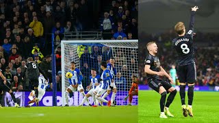 Martin Odegaard Vs Brighton 2-4 Man Of The Match Performance Captain Fantastic