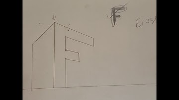 Letter F in 2 Point Perspective