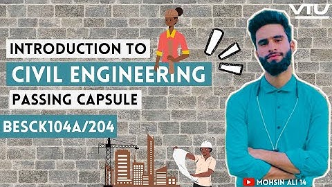 BESCK104A/204 Vtu|| Introduction To Civil Engineering|Passing Content