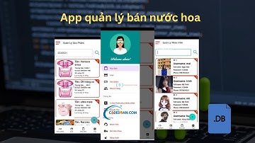 Dự án một - App quản lý cửa hàng nước hoa csdl sqlite có báo cáo