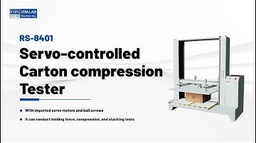 RS-8401A Microcomputer Carton Compression Tester | High-Precision Packaging Strength Testing