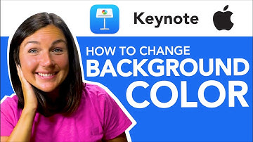 Keynote: How to Change the Background Color in Apple Keynote