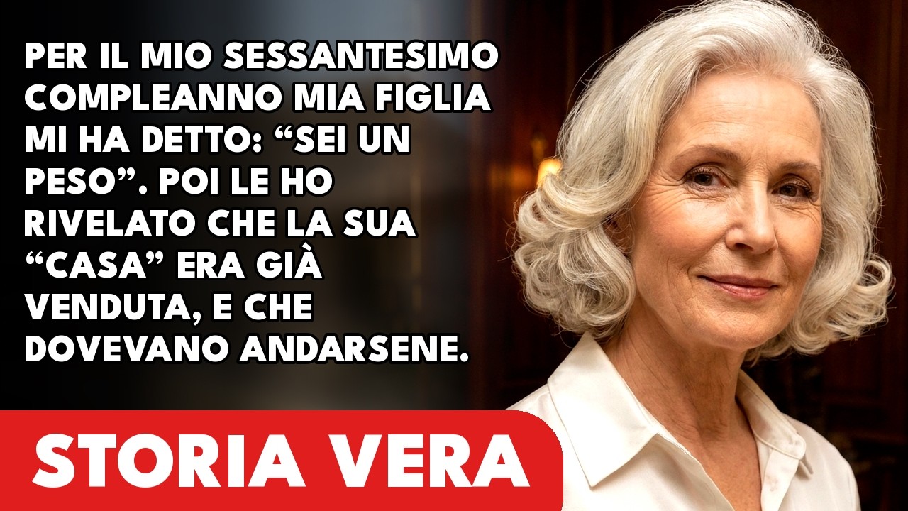 Eravamo al ristorante per il mio sessantesimo compleanno quando mia figlia Sara posò la forchetta e disse con voce da ufficio:«Mamma, ti abbiamo tenuta con noi per la tua pensione. Ora sei...