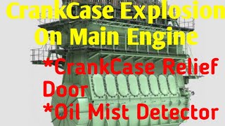 CrankCase Explosion On Main Engine | Crankcase Relief Door | | Oil Mist Detector |