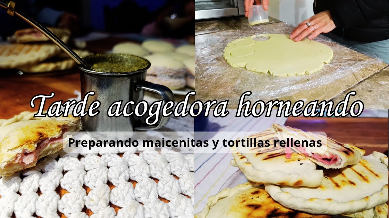 Disfrutando la sencillez. Tiempo en la cocina | Alfajores de maicena, tortillas rellenas.