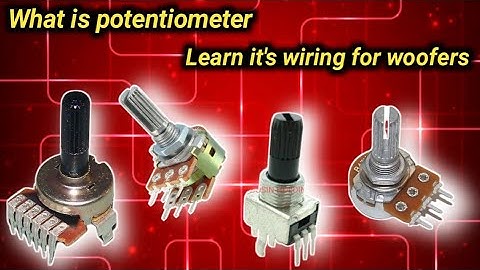 how to do 6pin variable resistor wiring | 6pin potentiometer wiring | what is potentiometer ?