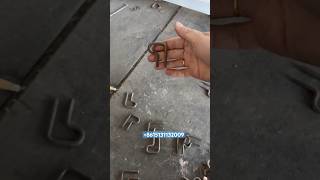 Automatic steel hook bending machine #machine #bending #wirebending #steelhook