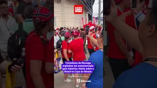 TORCEDORES DA NORUEGA EXPLODEM EM COMEMORAÇÃO APÓS HISTÓRICA VITÓRIA SOBRE O BRASIL NA COPA DO MUNDO