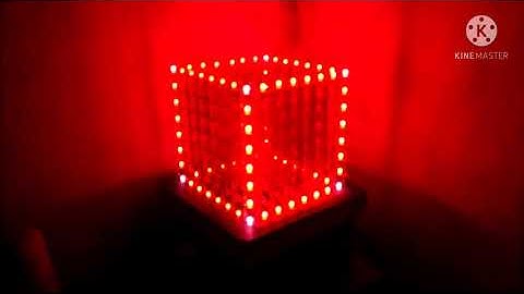 led Cube RGB 8x8x8 arduino Mega