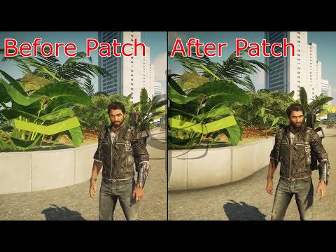 Just Cause 4 with Graphics Patch and Without side by side