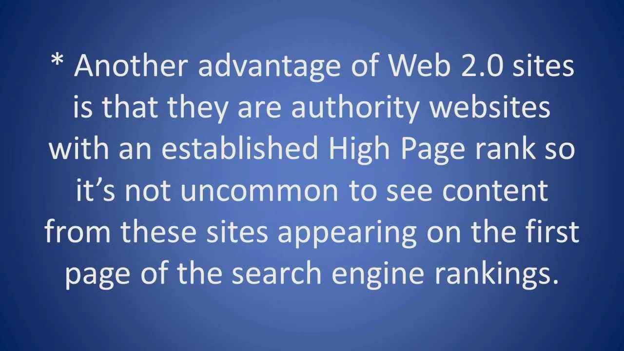 SEO Tip - How to build web 2.0 Backlinks
