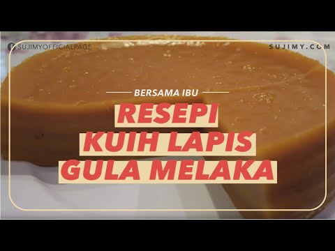 Bersama Ibu: Kuih Lapis Gula Melaka - YouTube