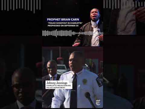 ‼️READ THE CAPTION‼️• Charlotte Police Shootout Prophecy #briancarn #prophetbriancarn
