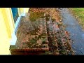 Pressure washing a filthy brick staircase and concrete walkway oddly satisfying to watch