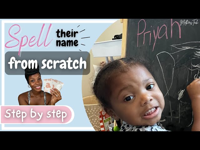 teaching your toddler how to spell their name Archives - Mama.Papa