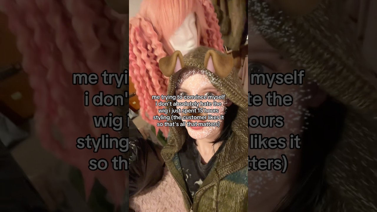 but i crave perfection ALWAYS #wigstyling #cosplay #cosplayer #cosplaytips #junkoenoshima
