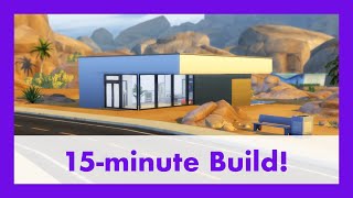 Building A House In 15 Minutes In The Sims 4 Base Game