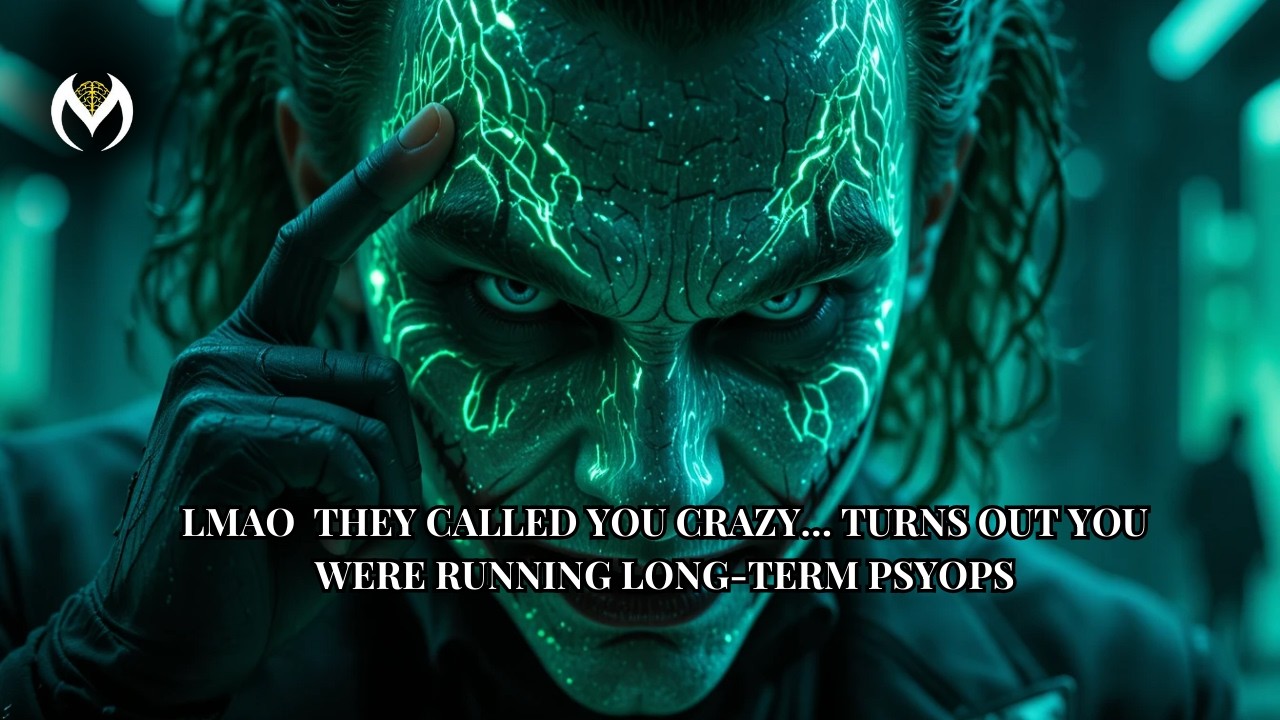 LMAO - THEY CALLED YOU CRAZY || TURNS OUT YOU WERE RUNNING LONG-TERM PSYOPS || SPEECH BY JOKER.