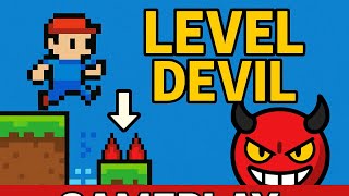🎮 LEVEL DEVIL Gameplay - Insane Traps & Twists! 😈🔥