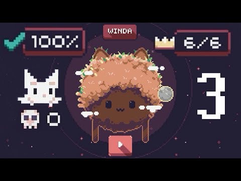 Cat Bird World 3 Winda - All Crowns 100% - Gameplay Walkthrough (iOS/Android)