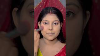 Self bridal makeup tutorial #makeup #ytshorts #shorts #short