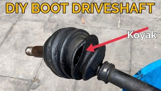 Kereta Bau Hangit & Keluar Asap | Cara Tukar Boot Driveshaft