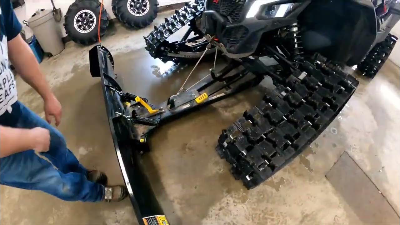 CanAm Maverick X3 Snow Plow Walk Around YouTube