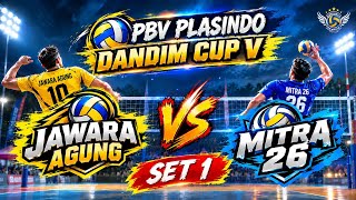 PERSAINGAN KETAT JAWARA AGUNG vs MITRA 26 - PBV PLASINDO - DANDIM CUP V 2026!!