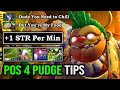 How to Roam & Offlane Pos4 Pudge with NEW Persona & Mind Hack Blind Hook +1 STR Per Min DotA 2