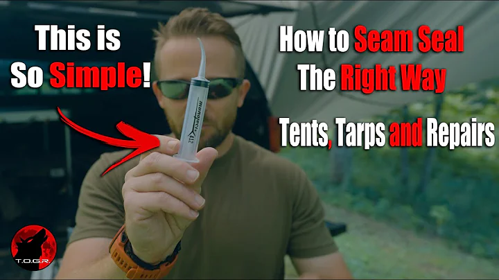 Enkelt och effektivt sätt att tätning tältet