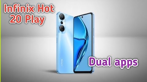 Infinix Hot 20 Play Mein Clone App Kaise Create Kare , How To Create Dual App Setting
